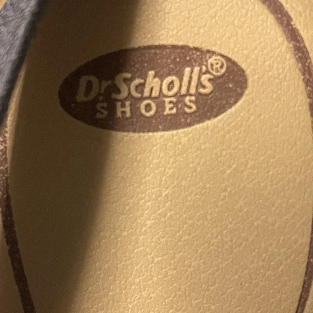 Dr. Scholls Gia Women's Blue Wedges Size 9.5.‎ S-428